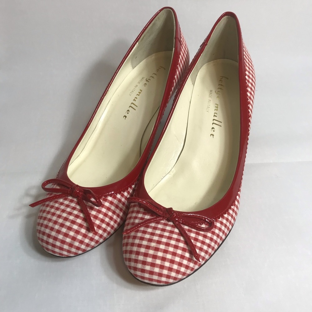 Bettye Muller Red And White Picnic Plaid 38 or 8